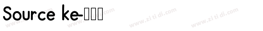 Source ke字体转换